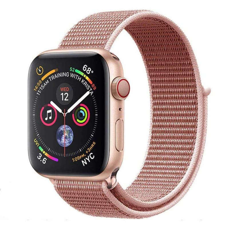 Apple Watch 4 (40mm) Nylon Armband - Rose Pink
