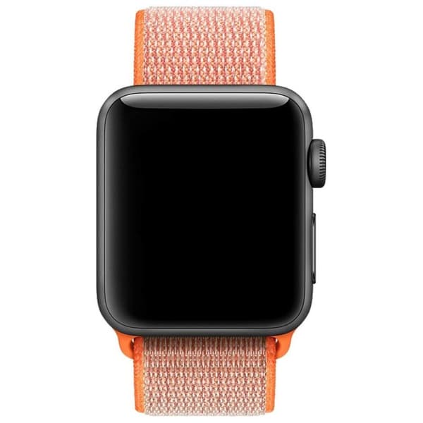Apple Watch 4 (44mm) Nylon armbånd - Spicy Orange