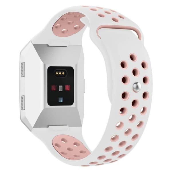 EBN Sport armbånd Fitbit Ionic - hvit / rosa