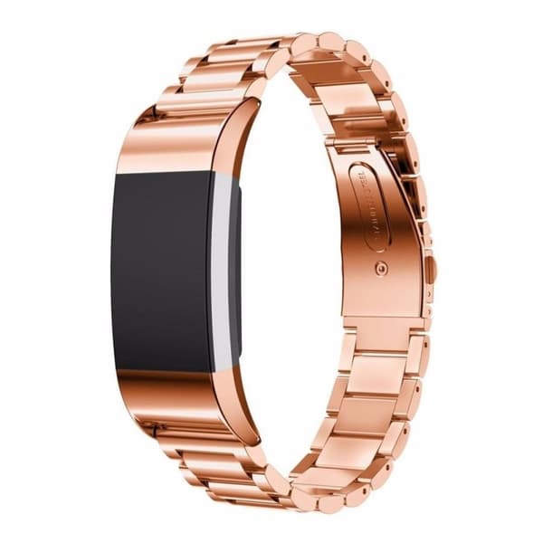 Armband rostfritt stål FITBIT Charge 3 - Rosè