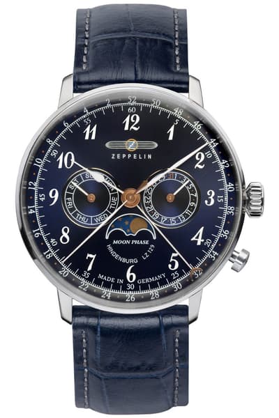 Zeppelin lz129 hindenburg moonphase 7036-3 Mens Quartz watch
