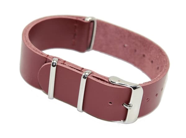 NATO klock armband i ÄKTA läder - 5 Olika färger