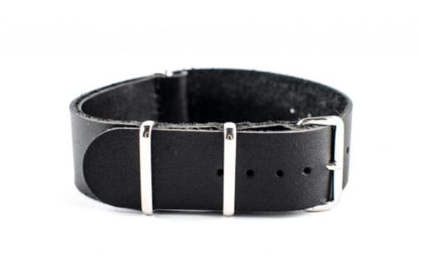 NATO klock armband i ÄKTA läder - 5 Olika färger