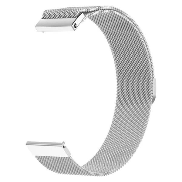 Milanese RSF-teräsrannekoru Samsung Galaxy Watch 46mm-hopea
