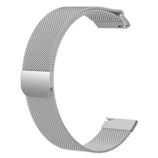 Milanese RSF-teräsrannekoru Samsung Galaxy Watch 46mm-hopea
