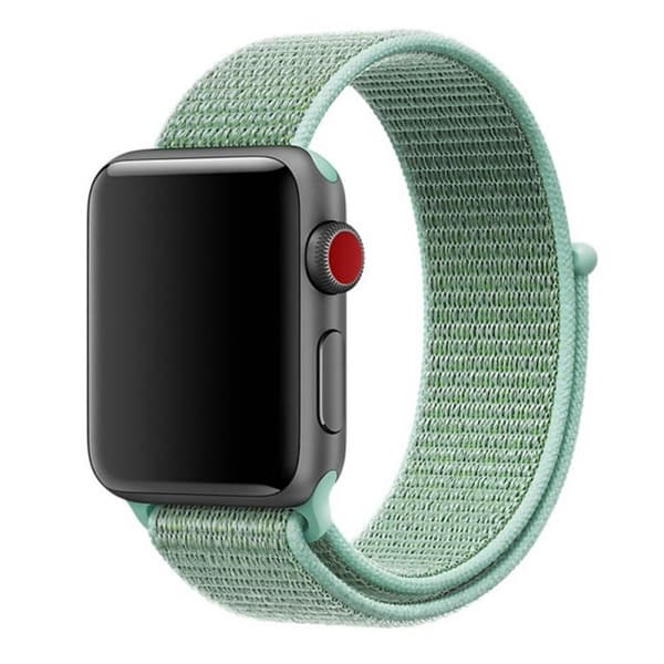 Apple Watch 4 (44mm) Nylon Armband - Marine Green