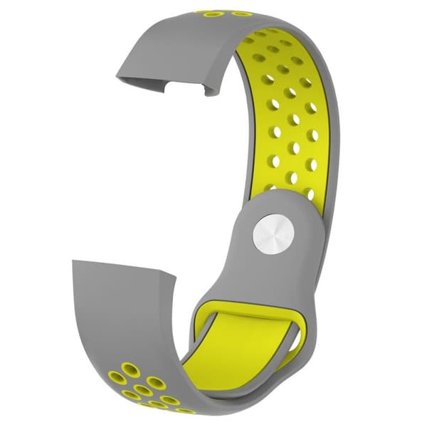 EBN Sport Rannekoru Fitbit Charge 3 - Harmaa / keltainen