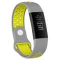 Pikkukuva 1 / 3: EBN Sport Rannekoru Fitbit Charge 3 - Harmaa / keltainen