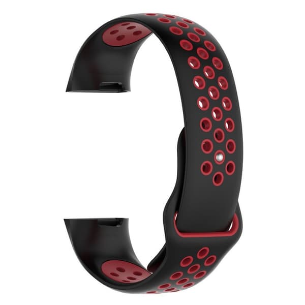 EBN Sport Rannekoru Fitbit Charge 3 - musta / punainen