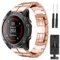 Miniatyrbilde 1 av 3: DoubleRow RSF stål Garmin Fenix 3 / 5X / 5X Plus - Rosè
