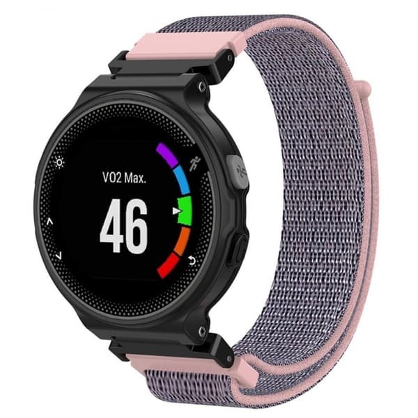 Nylon armbånd Garmin Forerunner 220/230/235/620/630/735XT - Pink Sand
