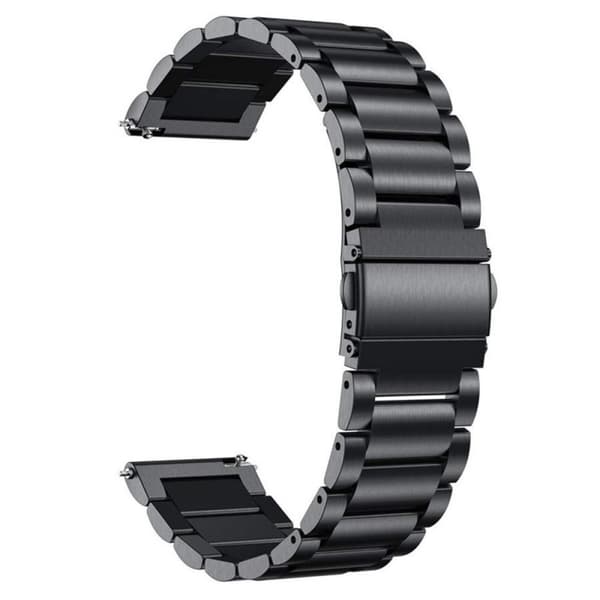 Rustfrit stål armbånd GARMIN Forerunner 245 / 245M - Sort