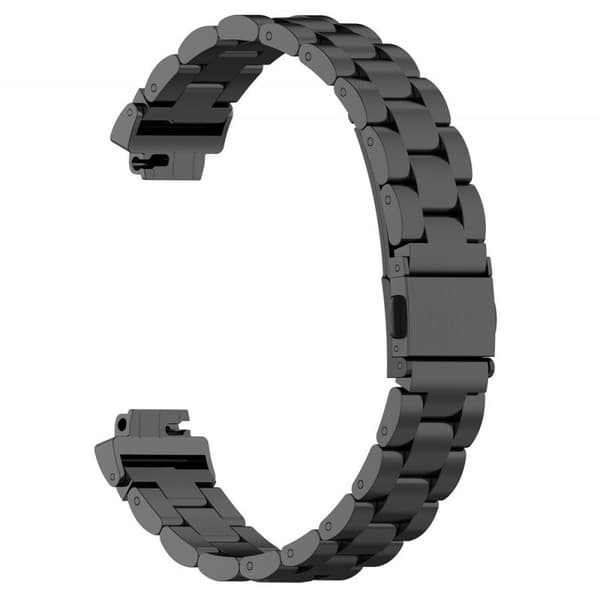 Armband rostfritt stål FITBIT Inspire / Inspire HR - Svart