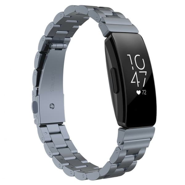 Rustfrit stål armbånd FITBIT Inspire / Inspire HR - Grå