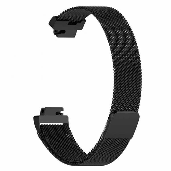 Milanese magnetiske armbånd FITBIT Inspire / Inspire HR - Sort