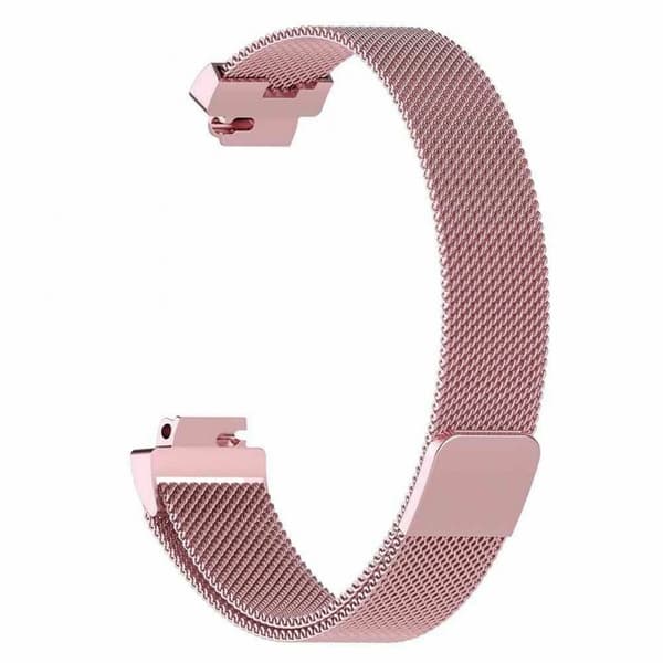 Milanese magnetiske armbånd FITBIT Inspire / Inspire HR - Pink