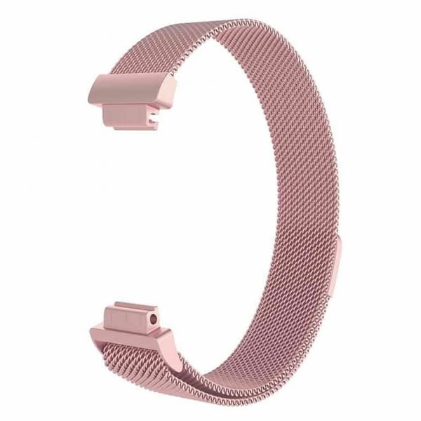 Milanese magnetiske armbånd FITBIT Inspire / Inspire HR - Pink