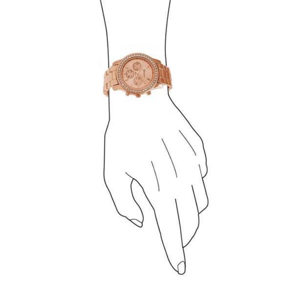 Armbåndsur Dame Roségull/Diamant