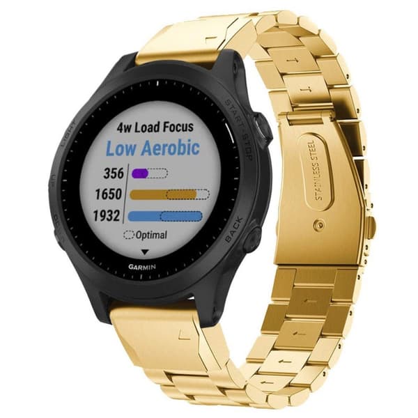 Rustfritt stål armbånd GARMIN Forerunner 945 - Gull