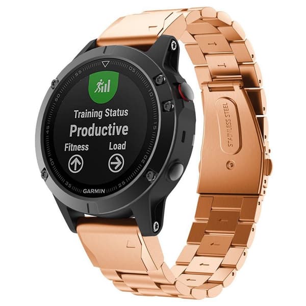 Rannekoru ruostumatonta terästä GARMIN Forerunner 945 - Rosè