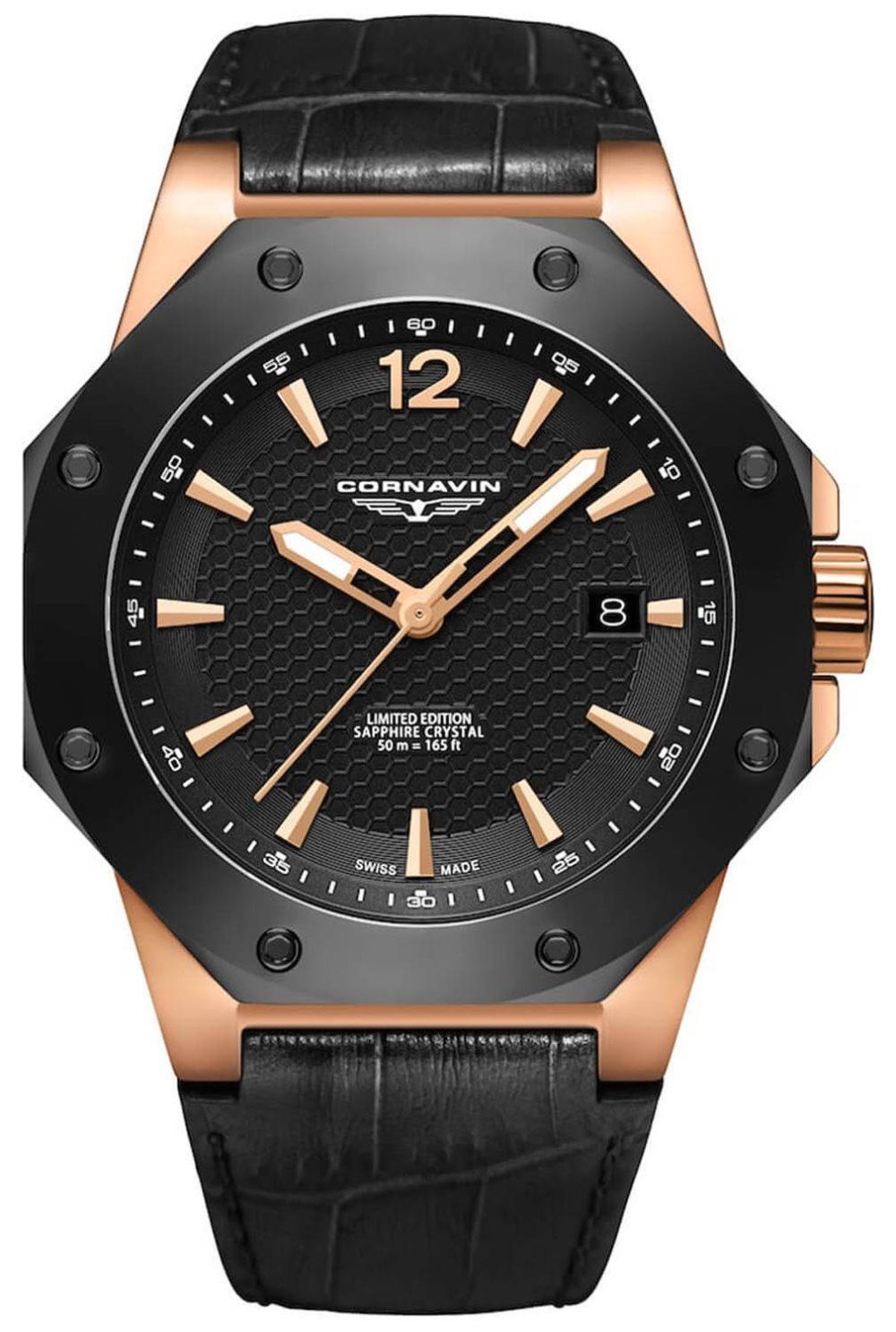 Downtown 3h CO2021-2015 Mens Swiss quartz watch