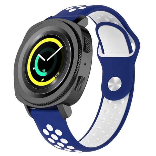 EBN Sport rannekoru Samsung Gear Sport - sininen / valkoinen