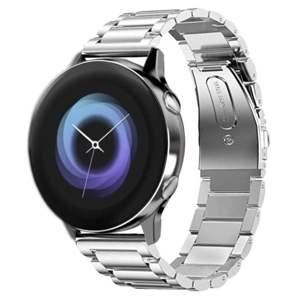 Armbånd rustfrit stål Samsung Galaxy Watch Active - Sølv