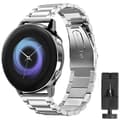 Miniatyrbillede 1 af 2: Armbånd rustfrit stål Samsung Galaxy Watch Active - Sølv