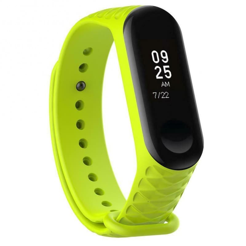 Sport Armband Silikon Xiaomi Mi Band 3 / 4 - Lime
