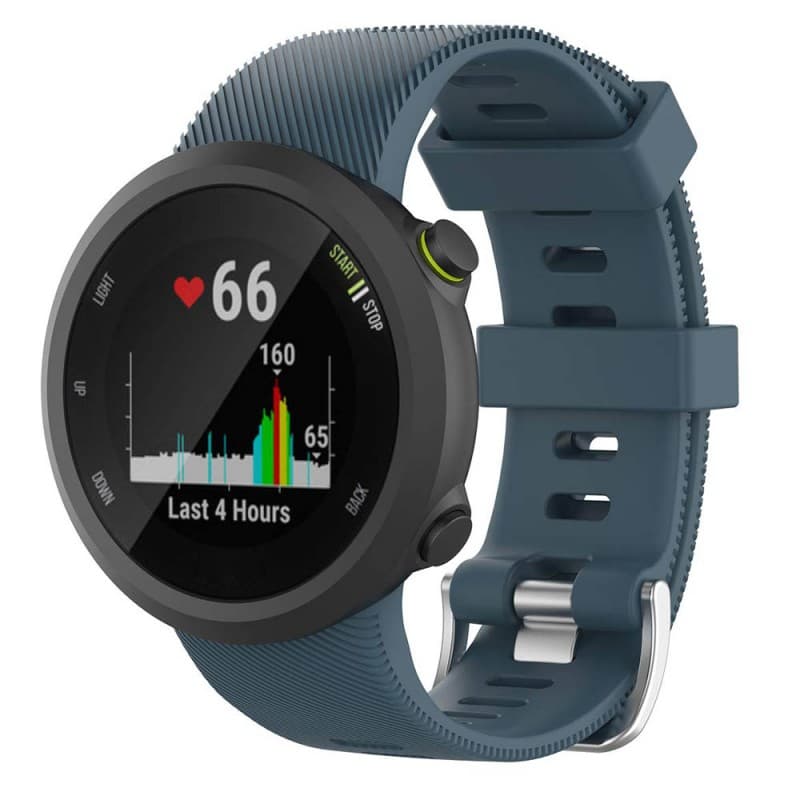 Sport Armband Silikon GARMIN Forerunner 45S (39mm) - Gråblå