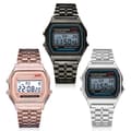 Miniatyrbillede 3 af 4: Klassisk Quartz LED Digital herreur