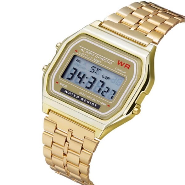 Klassisk Quartz LED Digital herreur
