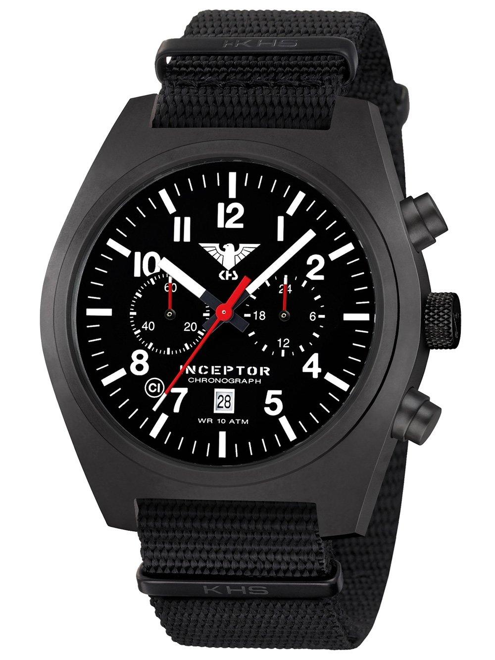 KHS military watch KHS.INCBSC.NB Inceptor chrono 46mm 10ATM