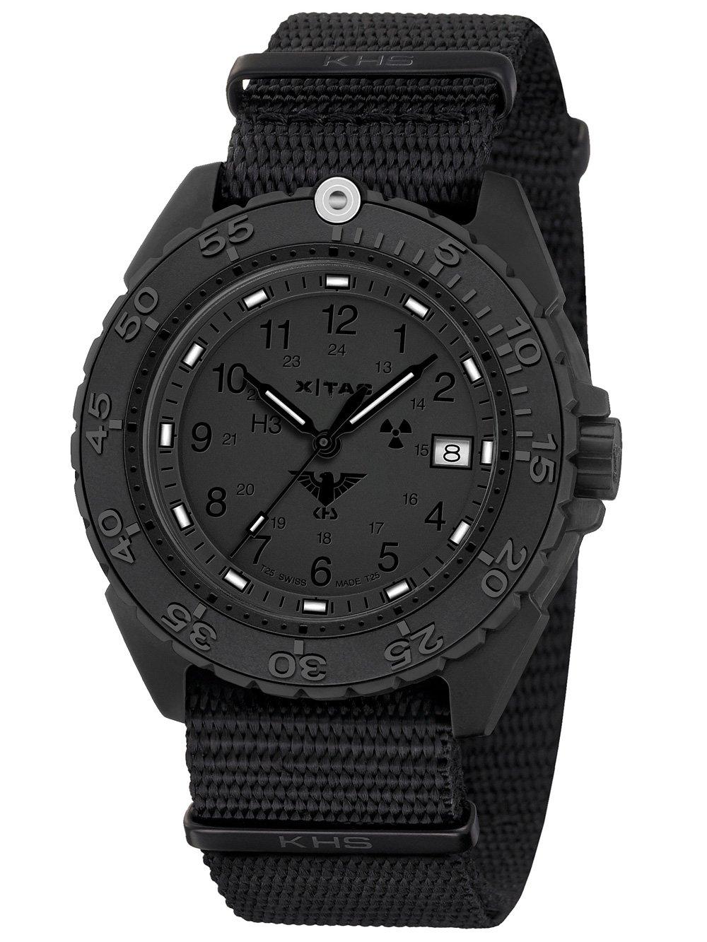 KHS military watch KHS.ENFBTXT.NB Enforcer black titan XTAC 44mm 20ATM