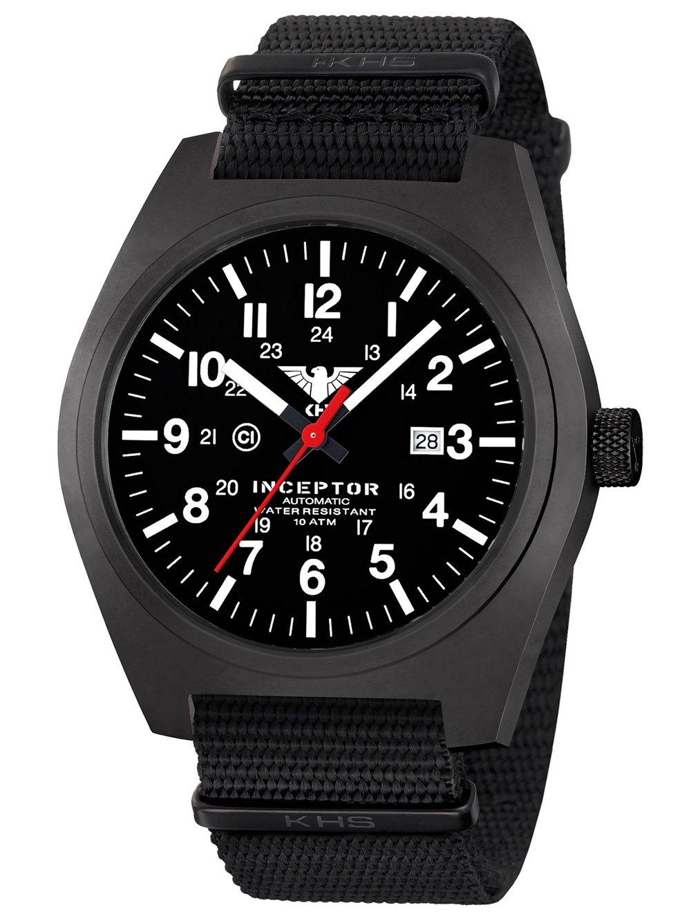 KHS military watch KHS.INCBSA.NB Inceptor automatic 46mm 10ATM