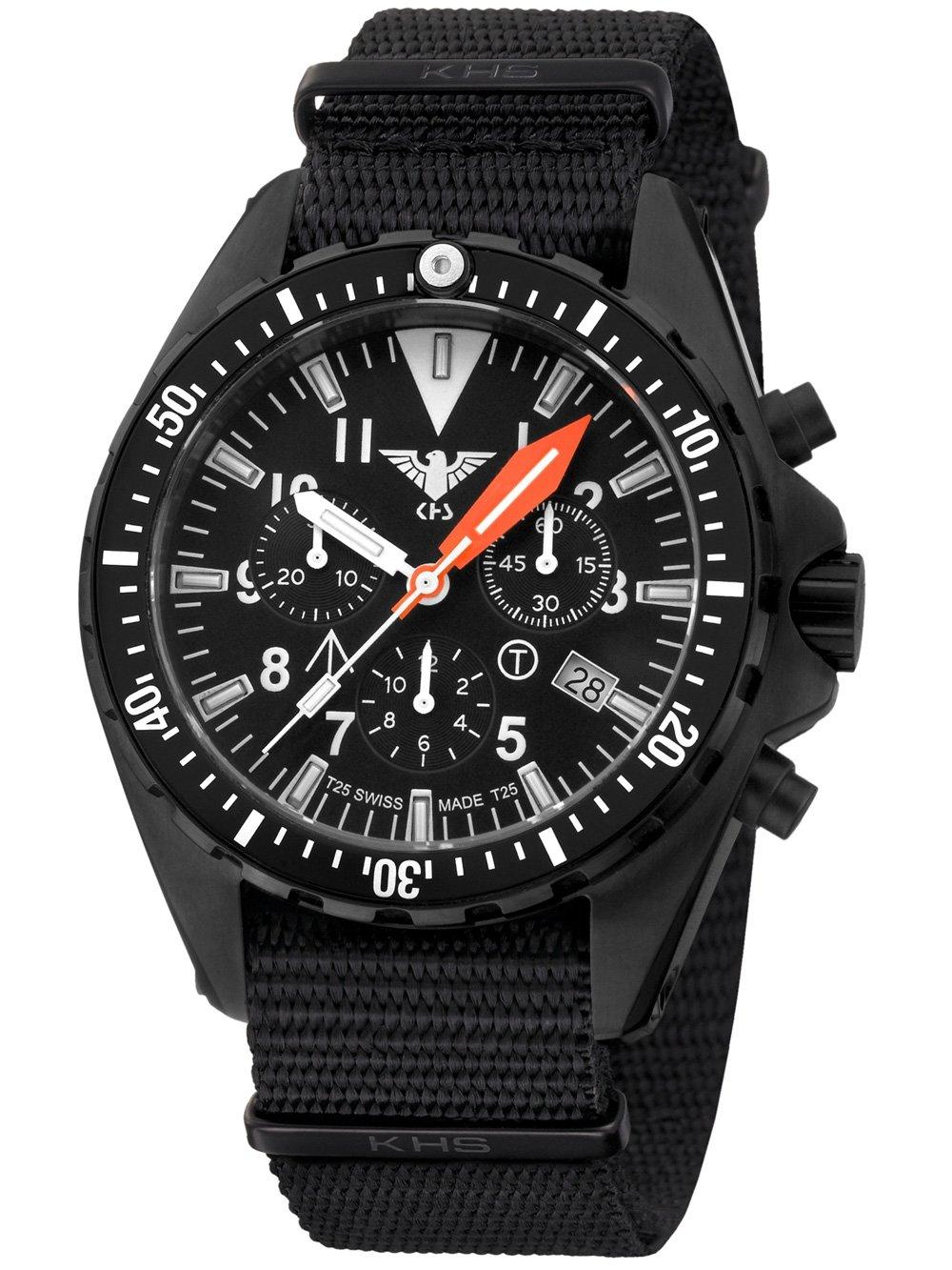 KHS military watch KHS.MTAFC.NB Missiontimer 3 chrono 42mm 20ATM