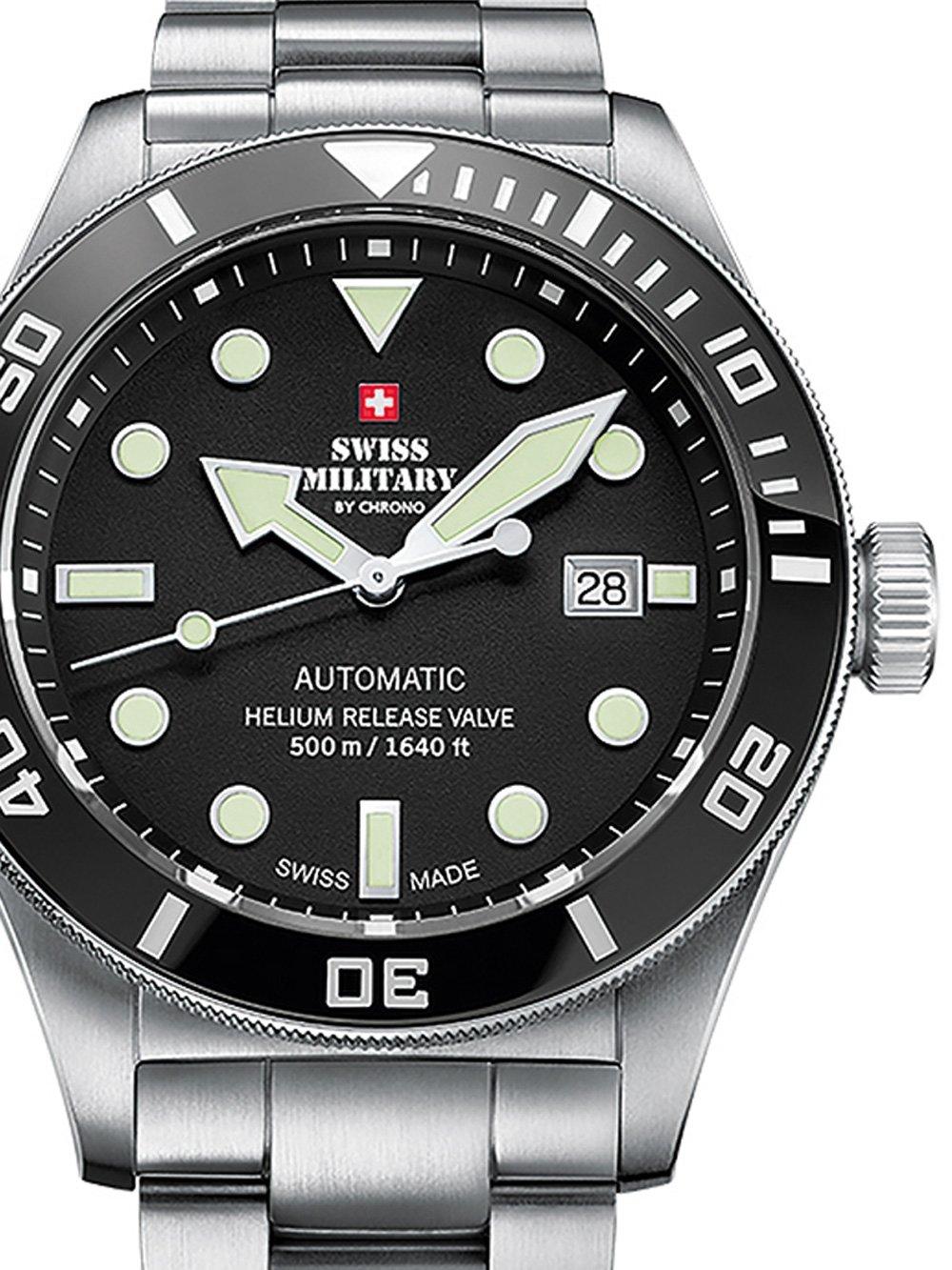 Swiss Military SMA34075.01 automatic 44mm 50ATM