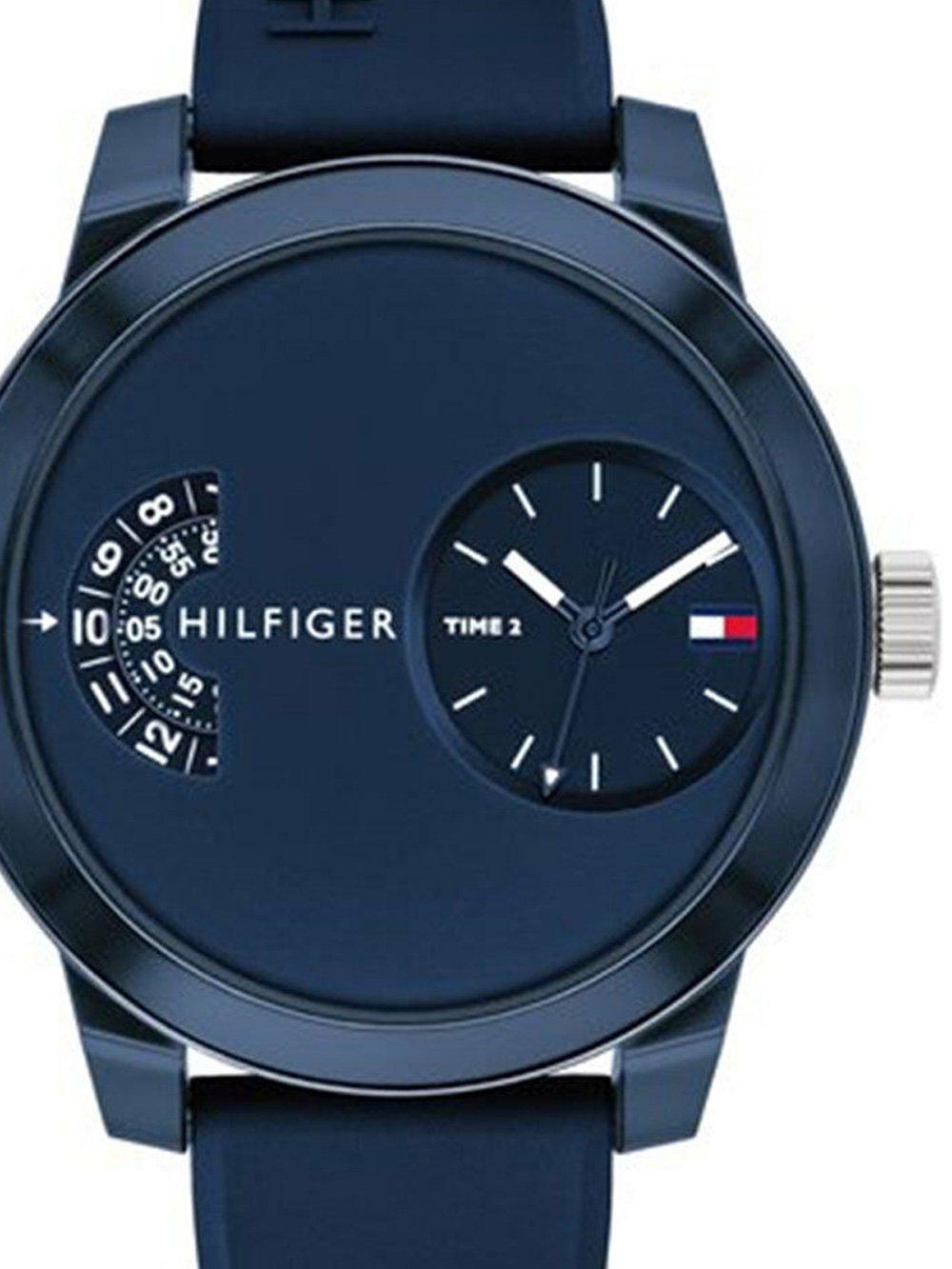 Tommy Hilfiger 1791556 Dual Time men´s watch 44mm 3ATM