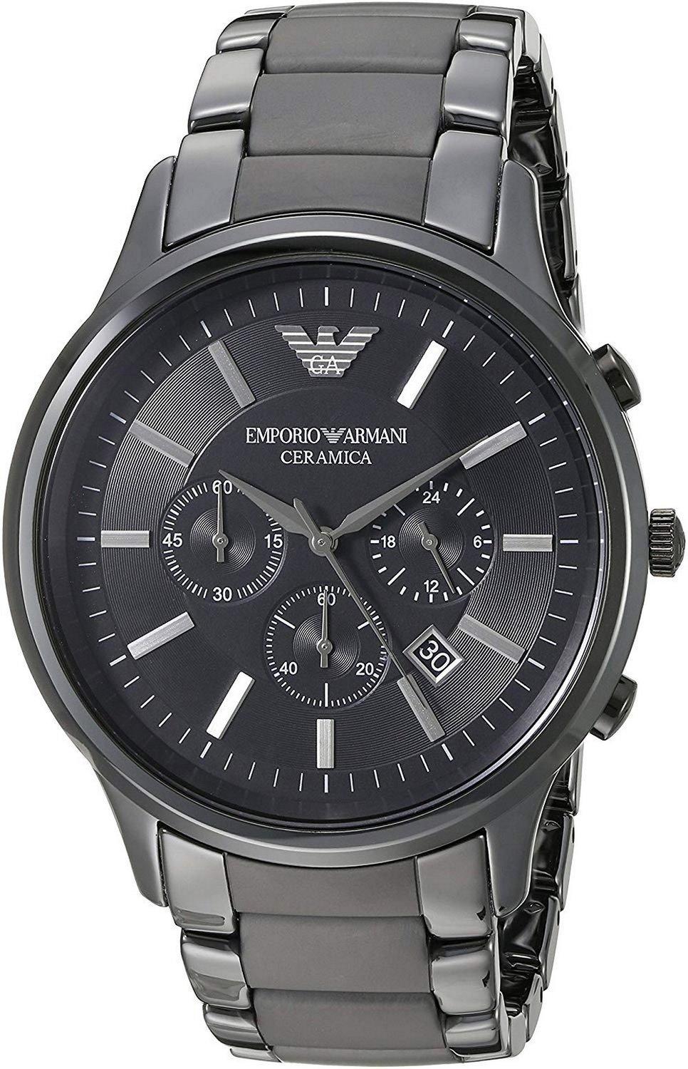 Emporio Armani Ceramica AR1451 Chronograph Quartz Men's Watch