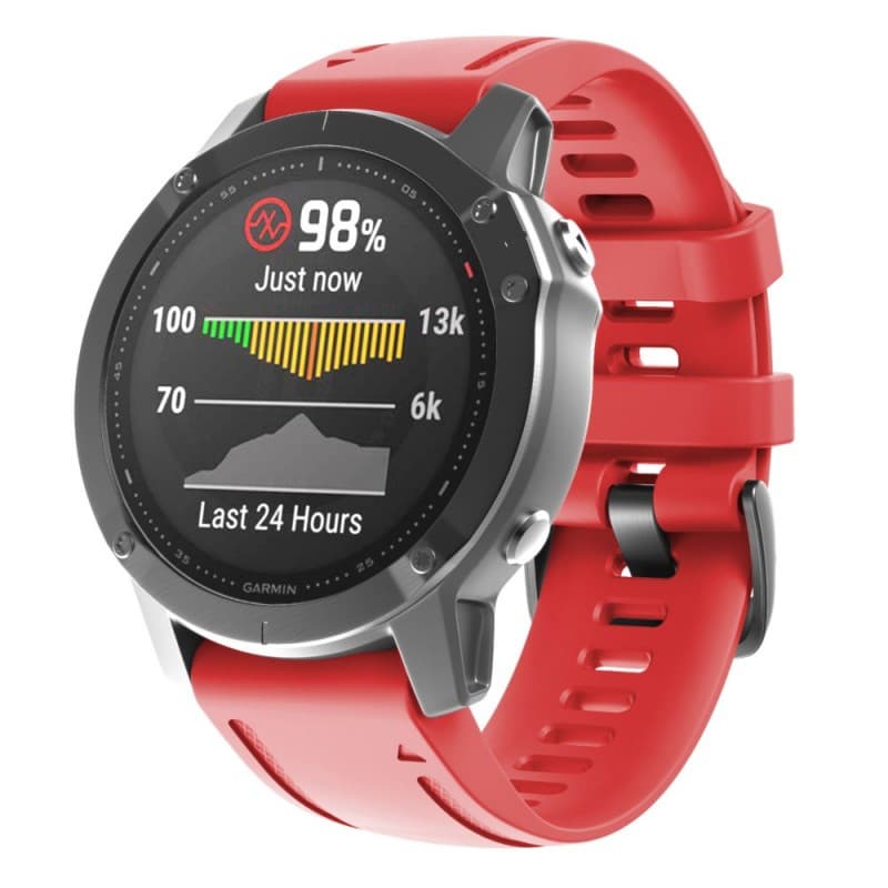 Sport Armband Garmin Fenix 6S / 6S Pro - Röd