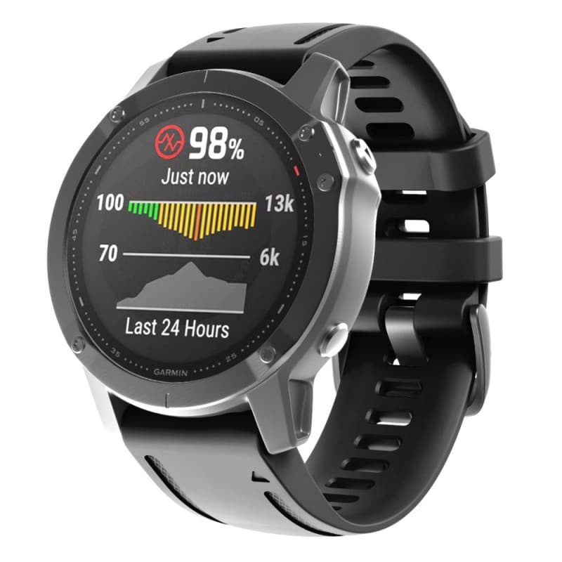 Sport Armband Garmin Fenix 6S / 6S Pro - Svart