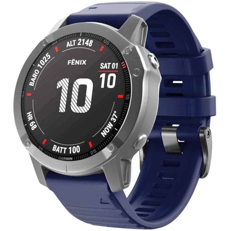 Sport Armband Garmin Fenix 6X / 6X Pro - Marinblå