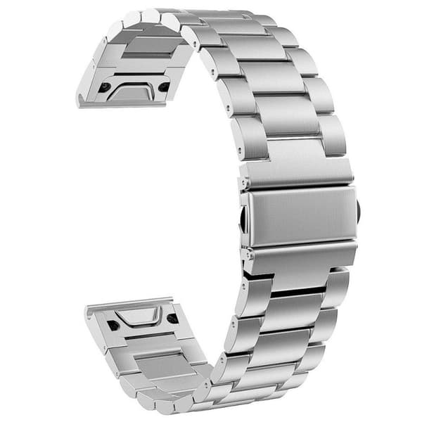 Armband rostfritt stål Garmin Fenix 6S / 6S Pro - Silver