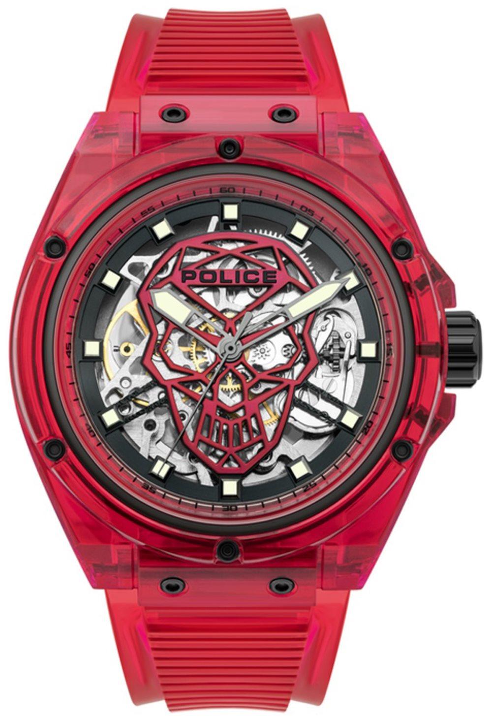Police watches translucent PL.15924JPR-16P Mens Automatic watch