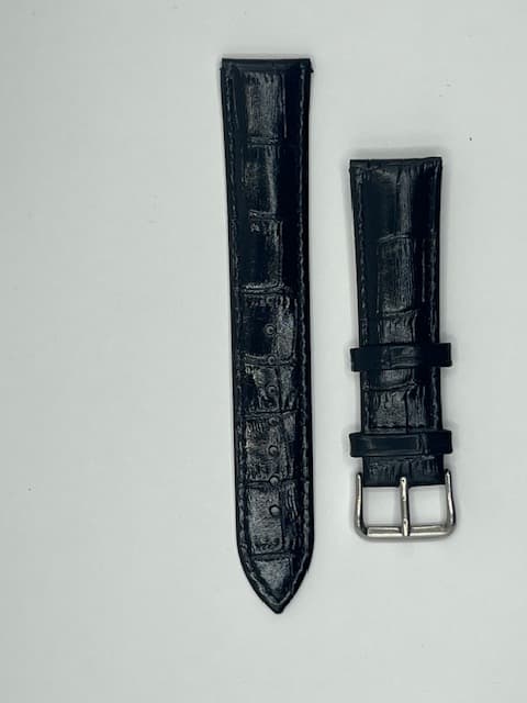 Klockarmband svart 20mm