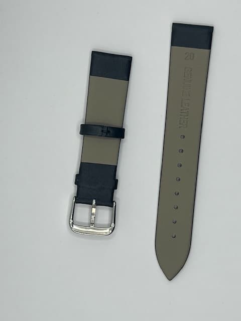 Klockarmband svart 20mm