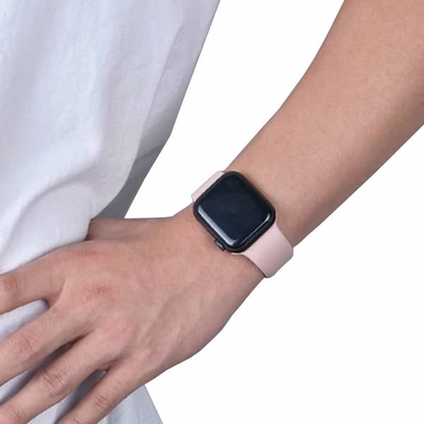 Apple Watch 38/40/41 1/2/3/4/5/6/7/8/SE Rosa Armband Silikon