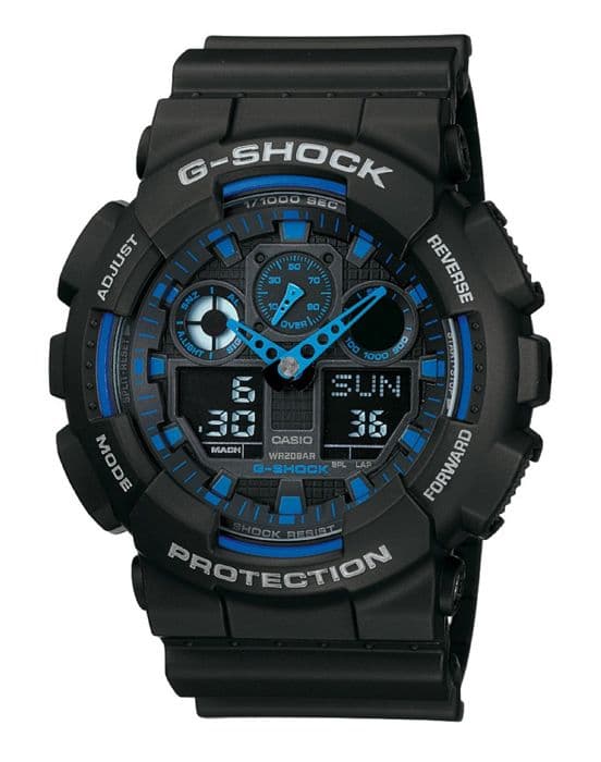 CASIO Quartz Chronograph herr GA1001A2ER klocka