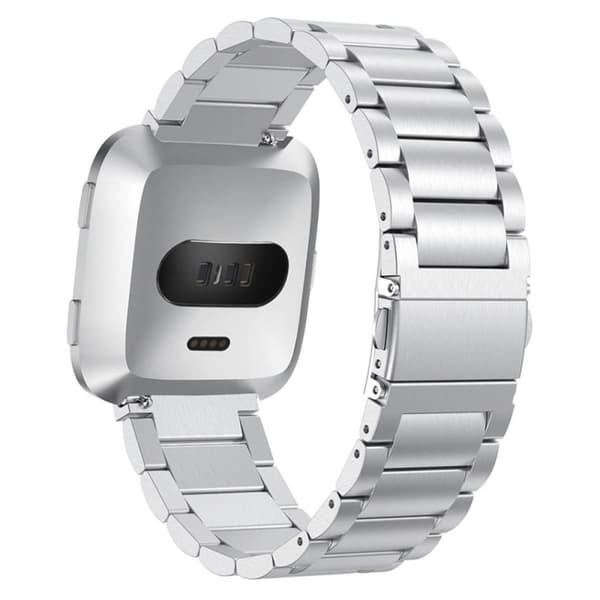 Armband rostfritt stål Fitbit Versa 2 - Silver