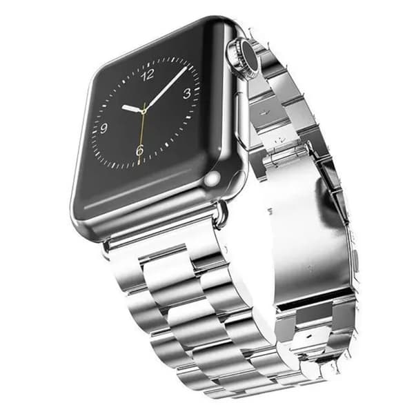 Apple Watch Ultra/Ultra 2 49mm etc Klockarmband i Rostfritt stål - Silver